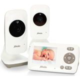 Alecto - DVM-71+DVM-71C - Babyfoon - Wit/Taupe - 2 Camera’s - 2.4' Kleurenscherm
