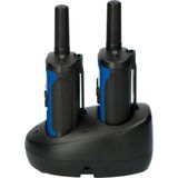 Alecto FR175BW Walkie Talkie - Set van 2 - Bereik 7 km - Blauw/Zwart