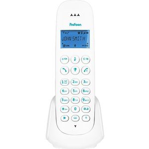Profoon PDX300BW - DECT telefoon met 1 handset, blauw