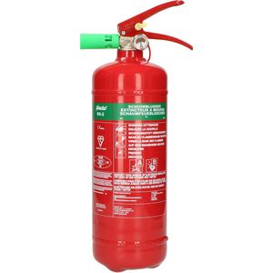 Alecto BS2 - BENOR Brandblusser - Schuimblusser - 2 liter - geschikt voor België