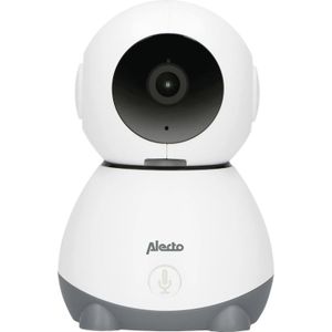 Alecto Wifi Babyfoon met Camera en App - Full HD - Op afstand beweegbaar - Melding bij beweging en geluid - SMARTBABY10 - Wit