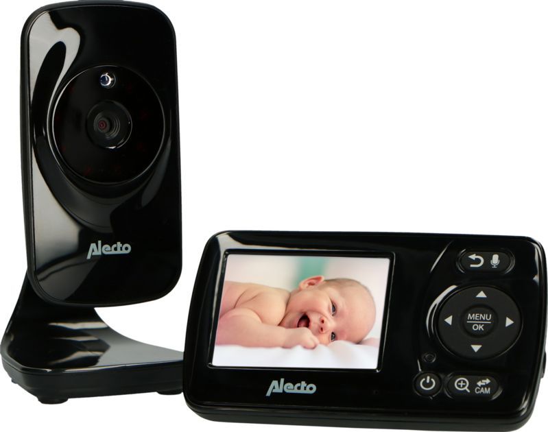 Alecto - DVM71BK - Babyfoon met Camera - Zwart - Temperatuurweergave