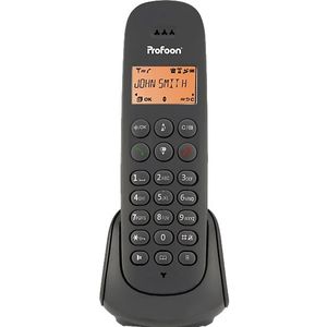 Profoon PDX600 - DECT telefoon met 1 handset, zwart