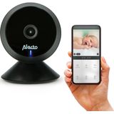 Alecto Wifi Babyfoon met Camera en App - Full HD - Melding bij beweging en geluid - SMARTBABY5BK - Zwart