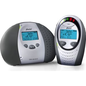 Alecto DBX-88 LIMITED - Full Eco DECT Babyfoon met Display - Antraciet