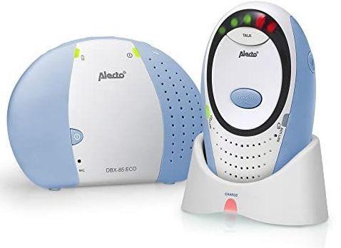 Alecto DBX-85 Digitale babyfoon Eco DECT - 100% storingsvrij - Groot bereik tot 300 meter - Terugspreekfunctie - LED nachtlampje - Blauw