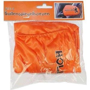 Set a 2 buitenspiegelhoezen oranje