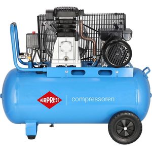 LM - HL 340-90 - Compressor - 90 l - Metaal - V-snaar Aandrijving