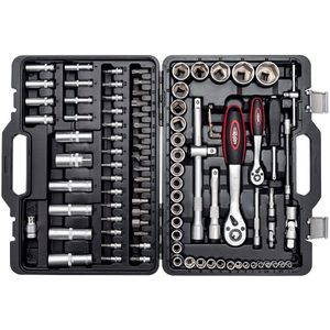 Airpress - Dopset 94-dlg - Chroom Vanadium - Kunststof Koffer
