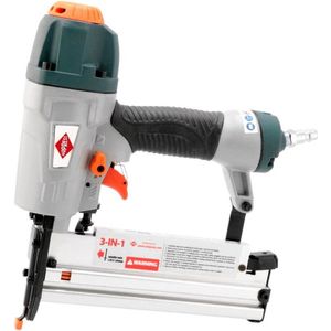 Airpress Pneumatische Combi Tacker 3-in-1 | minibrads | brads max 50 mm | nieten max 40 mm - 45423-7