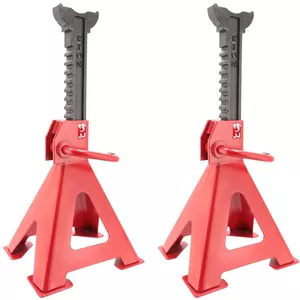 Assteunen Set 2 Stuks – 3000 Kg Per Bok, Hoogte Verstelbaar 287–430 Mm, Robuust Staal