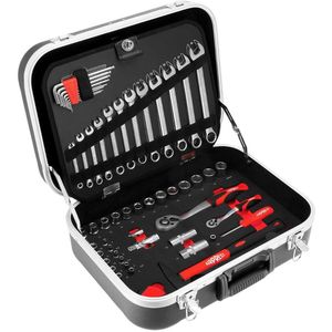 Gereedschapskoffer - Chroom Vanadium - 106 Delig - Compact