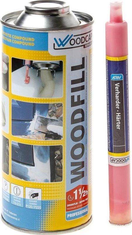 houtrotcoating 800ml + verharder 40ml beige