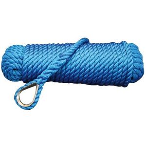 Talamex Ankerlijn Superlene  Ankerlijn polypropyleen 10mm 20m blauw