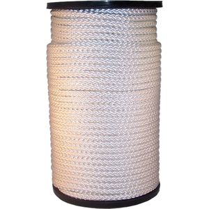 Muller - Nylon Koord - Wit - Gevlochten - Dikte 10mm - Per 100 Meter