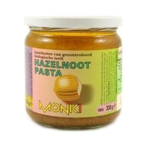 Monki Hazelnootpasta eko 330 gram