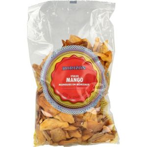 Horizon - Mango Stukjes Bio - Gedroogd - Zoet-Aromatisch - Rijk aan Vitamine C