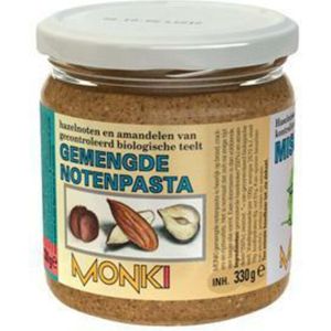 6x Monki Gemalen Notenpasta met Zout Bio 330 gr