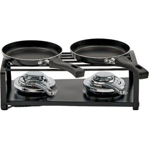 Easyline Gourmetstel - Geschikt voor 2 Personen - Zwart