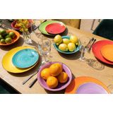 Studio Tavola - Dinerborden Sunny Summer - Ø 26.5 cm - 6 Stuks - Aardewerk