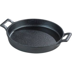 Bratpfanne Gusseisen-Pfanne ROSSO, Schwarz, B 25 cm