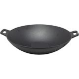 Cast Iron Wokpan / Wadjan Gietijzer - ø 31 cm - Zonder anti-aanbaklaag