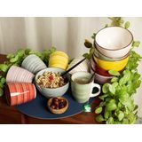 Studio Tavola - Bekers Sunny Summer - 350 ml - 6 Stuks - Mix van Kleuren