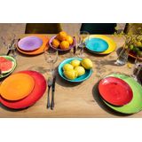 Studio Tavola - Pastaborden Sunny Summer - Ø 23 cm - 6 Stuks