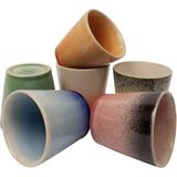 Svenska Living - Koffiemok - Aardewerk - 200ml - Set van 6 Kleuren