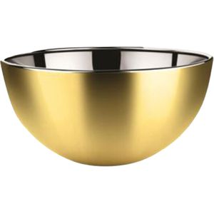 Svenska Living - Kommetjes/schaaltjes - mat goud - RVS - D13 x 7 cm - serveerschalen