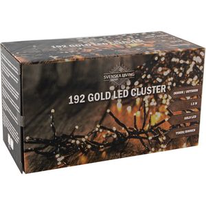 Svenska Living Kerstverlichting - 576 lampjes - goud - 350 cm