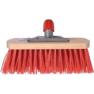 Talen Tools Bezem 28 cm met Kunstvezel Haren - Ideaal voor Bouwafval