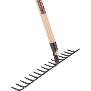 Talen Tools – Tuinhark – Gesmeed – Professioneel – 16 tanden – Essenhouten steel – 160 cm