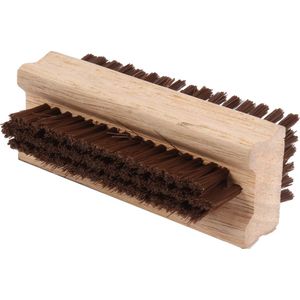 Talen Tools - Tweezijdige Houten Nagelborstel - Bruin - Hout