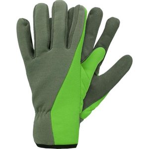 Groene microfiber werkhandschoenen - Werkhandschoenen - Klusartikelen - Tuinartikelen