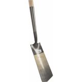 Talen Tools – Draineerspade – Blank Gepolijst – Essenhouten Steel – 76 cm