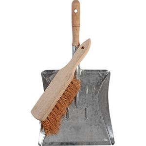 Stoffer - Blik - Country - Natuurlijke Materialen - Houten Handvat