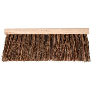 Talen Tools - bezemkop - buitenbezem - bruin - hout/natuurvezel - 47 cm