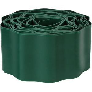 Kunststof grasrand / borderrand groen 9 m x 9 cm - Perkranden