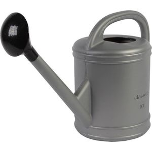 Gieter - kunststof - grijs - 10 liter - plantengieter voor binnen/buiten