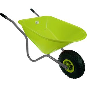 Kinderkruiwagen lime/grijs metaal/kunststof - Talentools