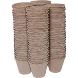 Talen Tools - Turfpotjes - Rond - 8 cm - 96 stuks