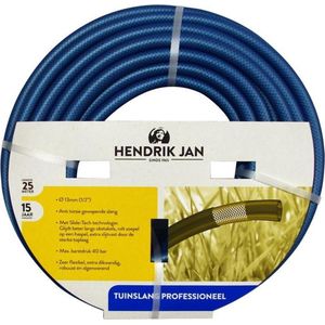 Hendrik Jan Tuinslang van 25m - kruislings gewapend/antiknik - 13mm - Professional/beste kwaliteit