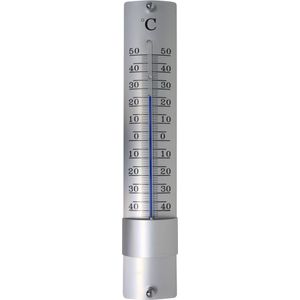 Thermometer buiten - metaal - 21 cm