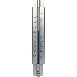 Hendrik Jan - Buitenthermometer - Aluminium - Zilver - 30 cm