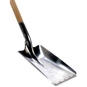 Talen Tools – Ballastschop – Karlstad – Aluminium – Met slijtstrip – Essenhouten steel – 135 cm
