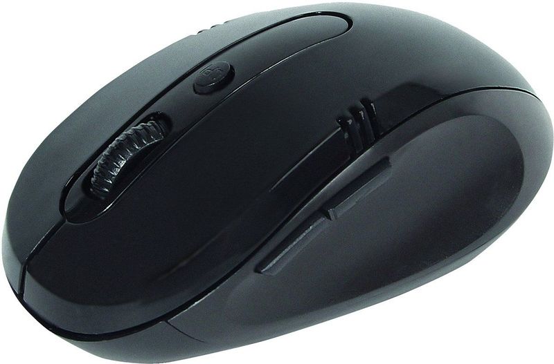 Quantore - Optische Muis - Zwart - Draadloos - Plug-and-Play