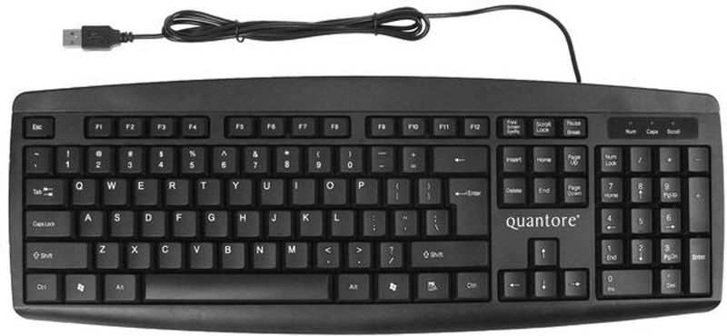 Toetsenbord quantore zwart | 1 stuk