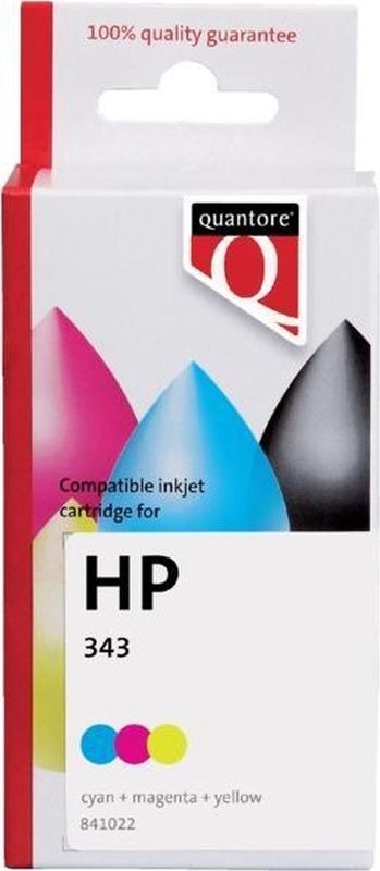 Quantore - Alternatief Inktcartridge - Multicolor - Voor HP C8766EE