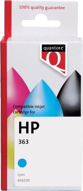 Inktcartridge quantore hp 363 c8771ee blauw